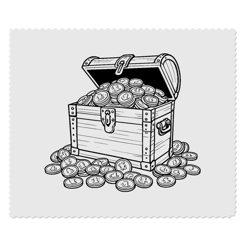 Treasure chest coins - 'treasure,