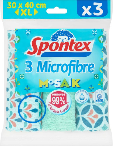 Mosaik microfibre cloths - 3,